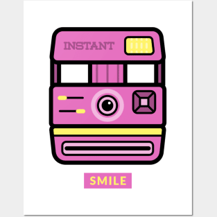 Smile Instant Retro Camera Posters and Art